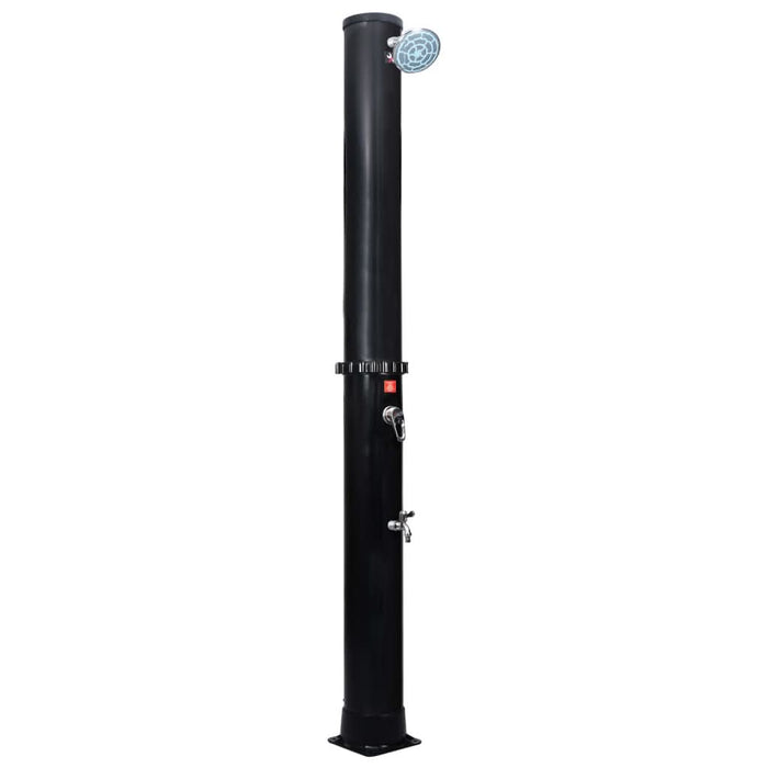 Duș solar de exterior cu cap de duș și robinet, 40 L - WALTI WALTI