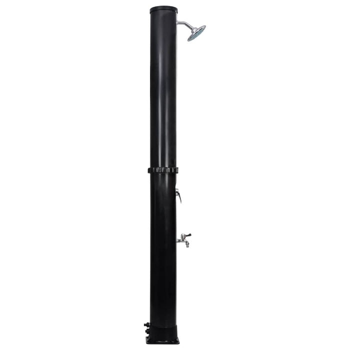 Duș solar de exterior cu cap de duș și robinet, 40 L - WALTI WALTI