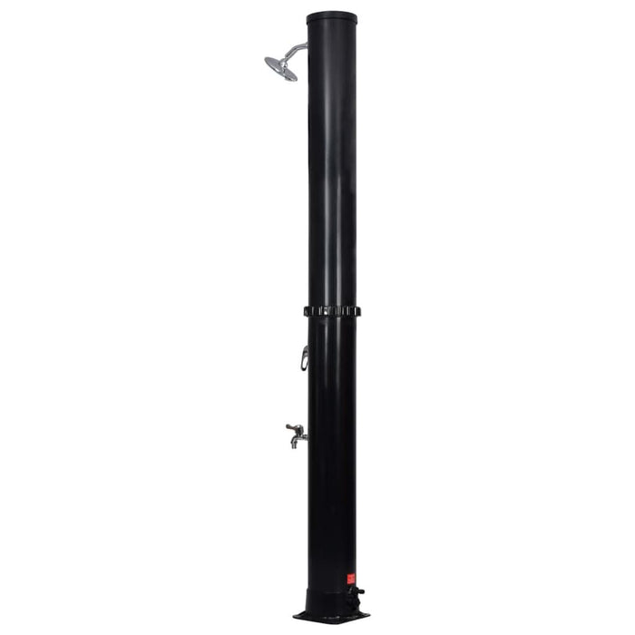 Duș solar de exterior cu cap de duș și robinet, 40 L - WALTI WALTI