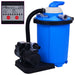 Pompă filtru cu nisip, cu temporizator, 550 W 50 L - WALTI WALTI