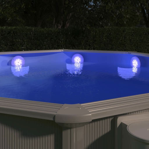 Lampă LED plutitoare de piscină, cu telecomandă, alb - WALTI WALTI