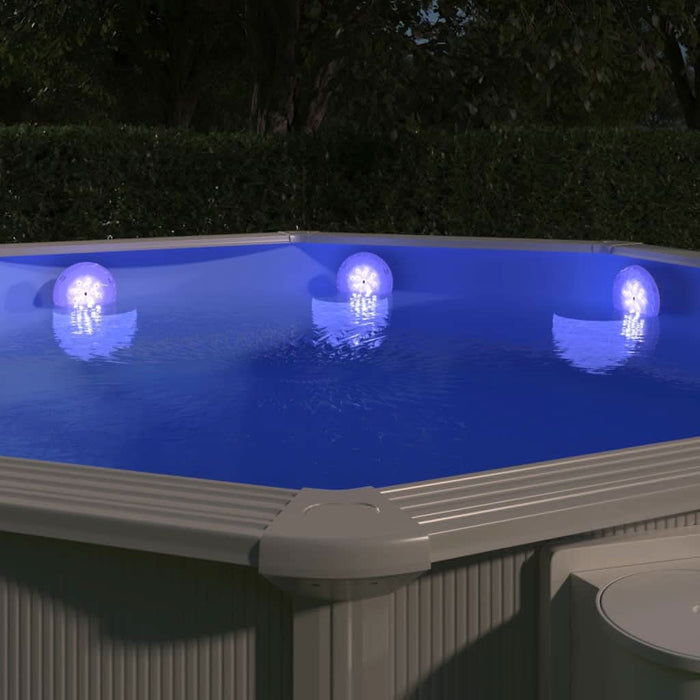 Lampă LED plutitoare de piscină, cu telecomandă, alb - WALTI WALTI