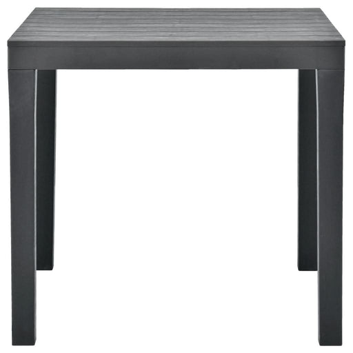 Masă de grădină, antracit, 78 x 78 x 72 cm, plastic - WALTI WALTI