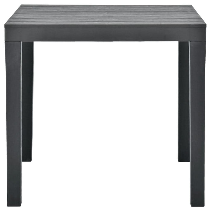 Masă de grădină, antracit, 78 x 78 x 72 cm, plastic - WALTI WALTI