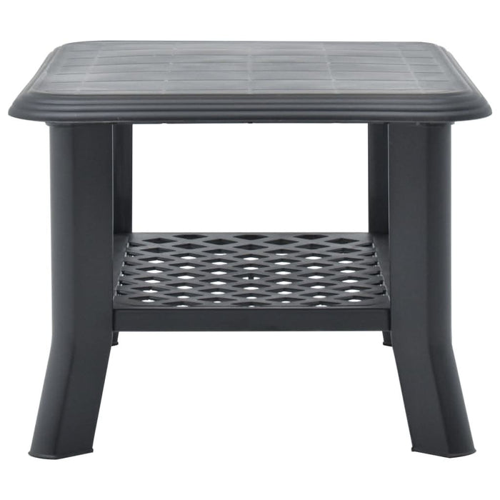 Măsuță de cafea, antracit, 90 x 60 x 46 cm, plastic - WALTI WALTI