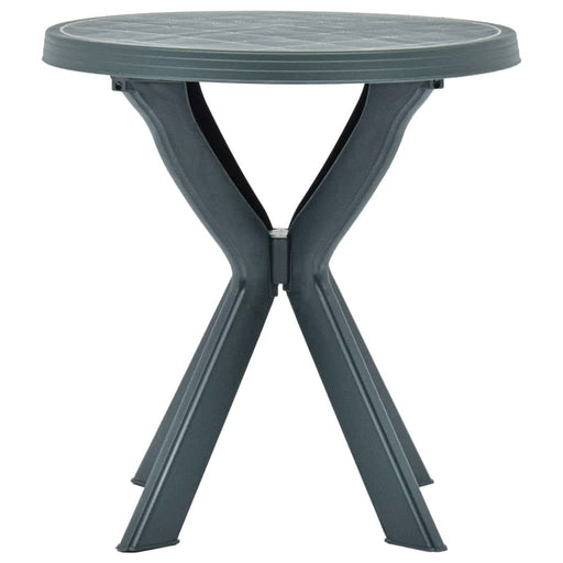 Masă de bistro, verde, Ø70 cm, plastic - WALTI WALTI