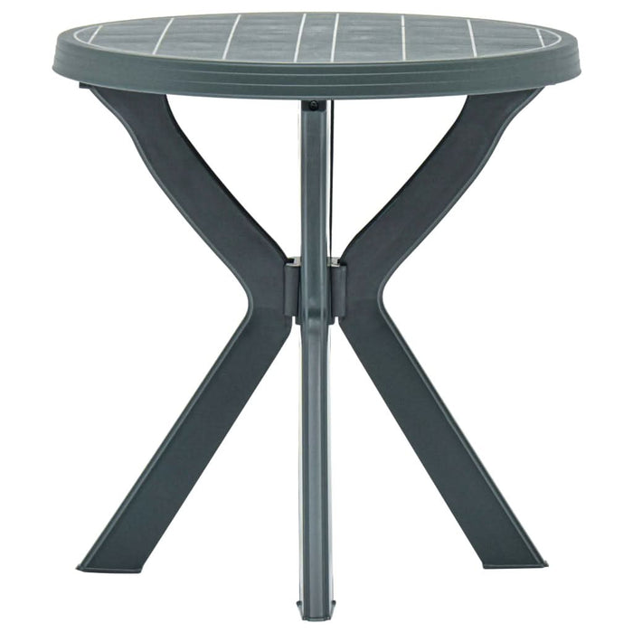 Masă de bistro, verde, Ø70 cm, plastic - WALTI WALTI