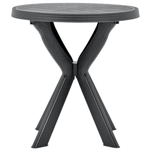 Masă de bistro, antracit, Ø70 cm, plastic - WALTI WALTI