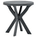 Masă de bistro, antracit, Ø70 cm, plastic - WALTI WALTI