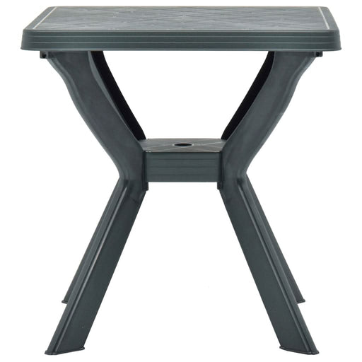 Masă de bistro, verde, 70x70x72 cm, plastic - WALTI WALTI