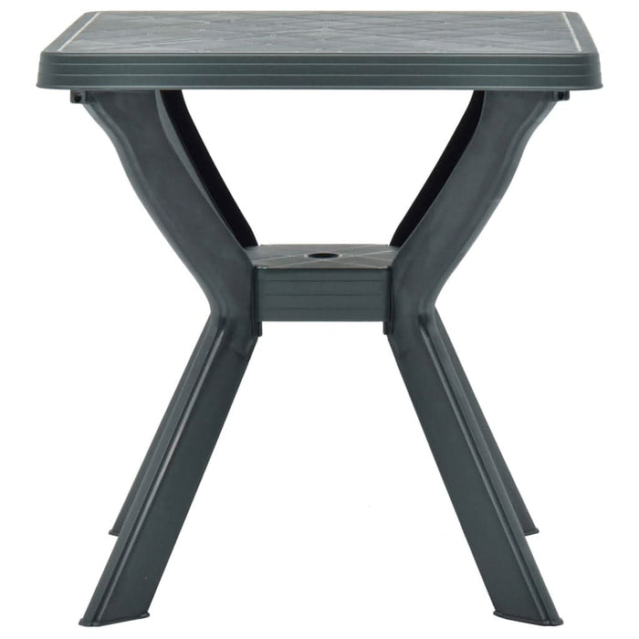 Masă de bistro, verde, 70x70x72 cm, plastic - WALTI WALTI
