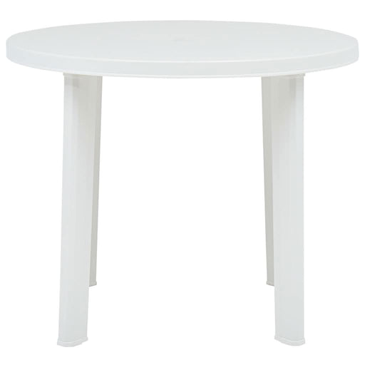 Masă de grădină, alb, 89 cm, plastic - WALTI WALTI