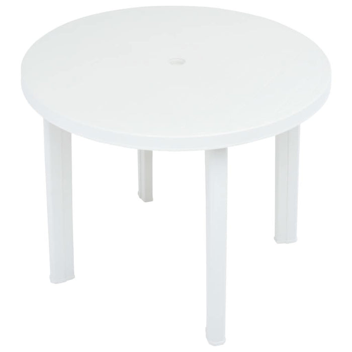 Masă de grădină, alb, 89 cm, plastic - WALTI WALTI