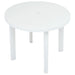 Masă de grădină, alb, 89 cm, plastic - WALTI WALTI