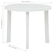 Masă de grădină, alb, 89 cm, plastic - WALTI WALTI