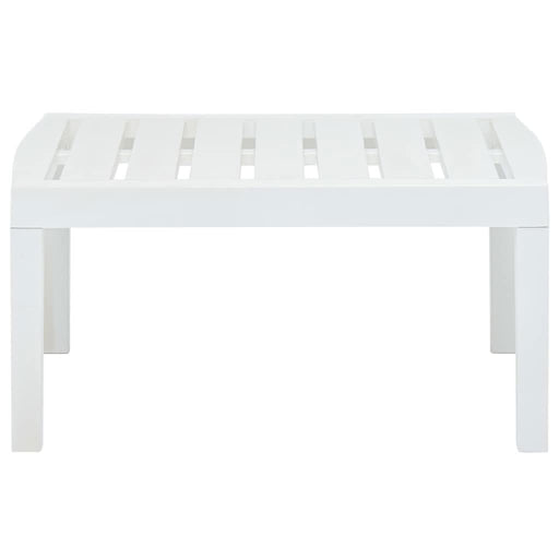 Masă de grădină, alb, 78 x 55 x 38 cm, plastic - WALTI WALTI
