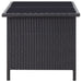 Set mobilier de grădină cu perne, 6 piese, negru, poliratan - WALTI WALTI