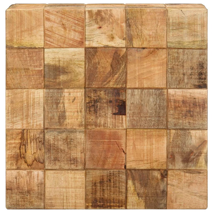 Măsuțe de cafea, 2 buc., design bloc, lemn brut de mango - WALTI WALTI