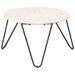 Măsuță de cafea alb 65x65x42 cm piatră naturală aspect marmură - WALTI WALTI