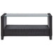 Set mobilier de grădină cu perne, 6 piese, negru, poliratan - WALTI WALTI