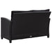 Set mobilier de grădină cu perne, 6 piese, negru, poliratan - WALTI WALTI