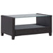 Set mobilier de grădină cu perne, 6 piese, negru, poliratan - WALTI WALTI
