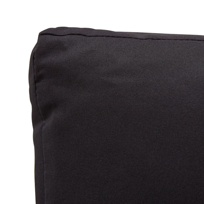Canapea de grădină cu 2 locuri cu perne, negru, 124 cm, poliratan - WALTI WALTI