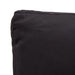 Canapea de grădină cu 2 locuri cu perne, negru, 124 cm, poliratan - WALTI WALTI