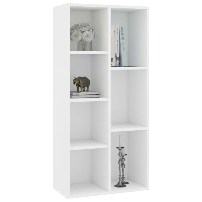 Bibliotecă, alb, 50 x 25 x 106 cm, PAL - WALTI WALTI