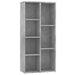 Bibliotecă, gri beton, 50 x 25 x 106 cm, PAL - WALTI WALTI