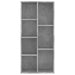 Bibliotecă, gri beton, 50 x 25 x 106 cm, PAL - WALTI WALTI