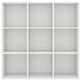 Bibliotecă, alb, 98 x 30 x 98 cm, PAL - WALTI WALTI