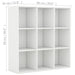 Bibliotecă, alb, 98 x 30 x 98 cm, PAL - WALTI WALTI