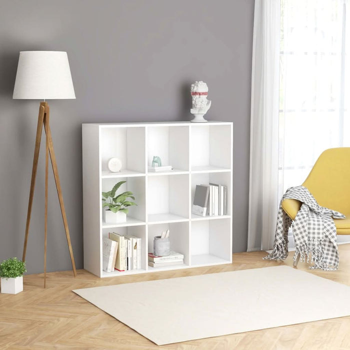 Bibliotecă, alb, 98 x 30 x 98 cm, PAL - WALTI WALTI