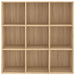 Bibliotecă, stejar Sonoma, 98 x 30 x 98 cm, PAL - WALTI WALTI