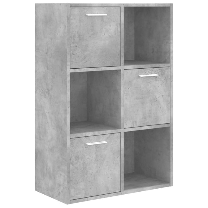 Dulap de depozitare, gri beton, 60 x 29,5 x 90 cm, PAL - WALTI WALTI
