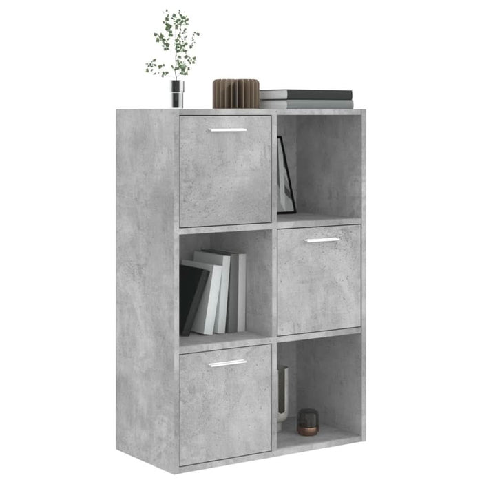 Dulap de depozitare, gri beton, 60 x 29,5 x 90 cm, PAL - WALTI WALTI
