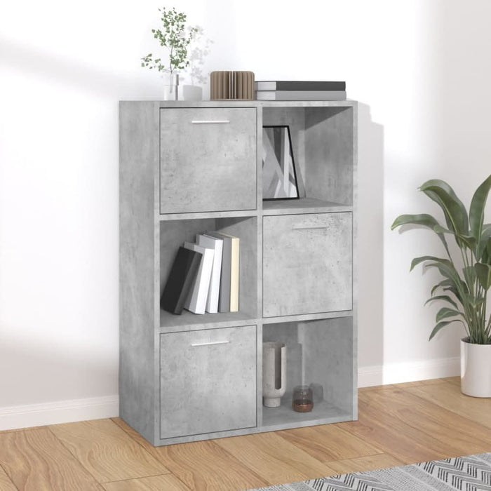 Dulap de depozitare, gri beton, 60 x 29,5 x 90 cm, PAL - WALTI WALTI