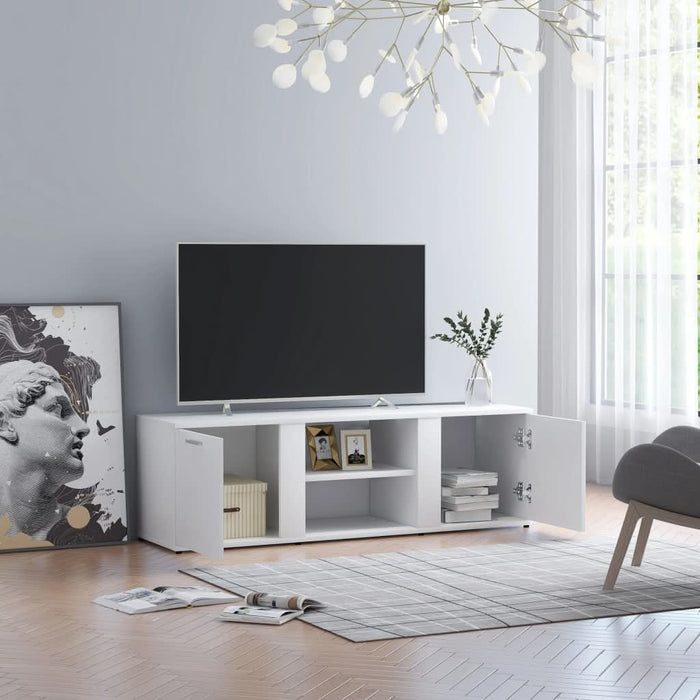 Comodă TV, alb, 120 x 34 x 37 cm, PAL - WALTI WALTI