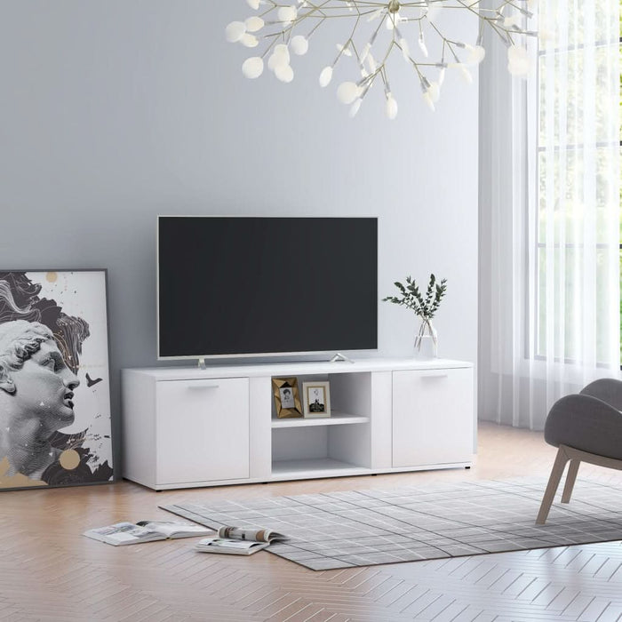Comodă TV, alb, 120 x 34 x 37 cm, PAL - WALTI WALTI