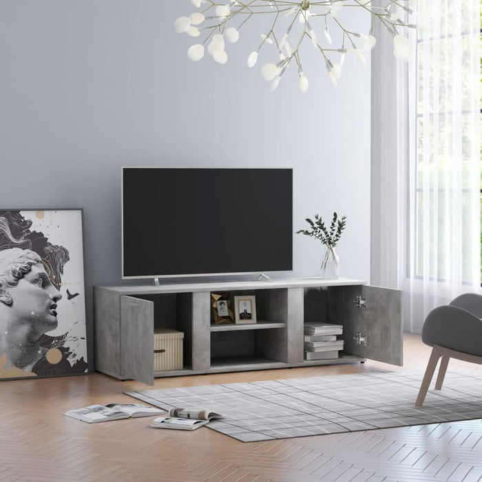 Comodă TV, gri beton, 120 x 34 x 37 cm, PAL - WALTI WALTI