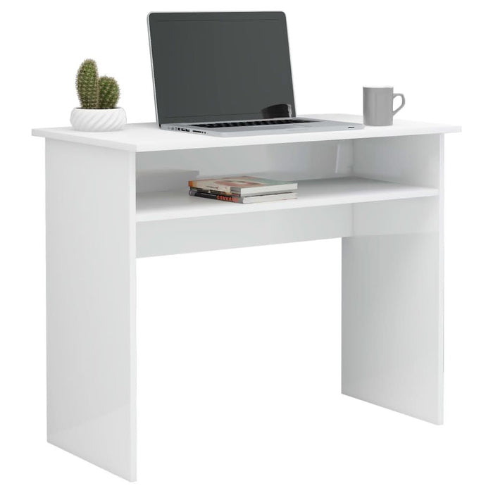 Birou, alb extralucios, 90 x 50 x 74 cm, PAL - WALTI WALTI