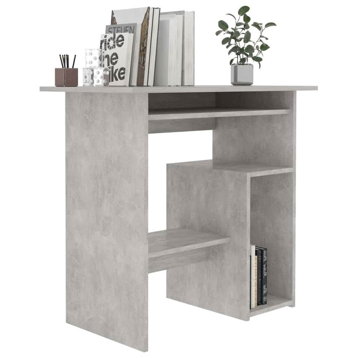 Birou, gri beton, 80 x 45 x 74 cm, PAL - WALTI WALTI