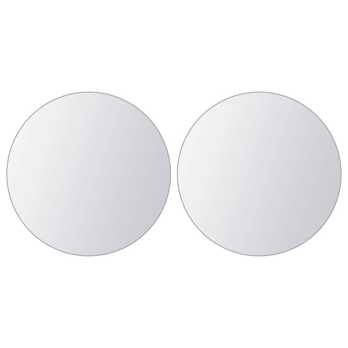 Plăci de oglindă, 16 buc., sticlă, rotund - WALTI WALTI