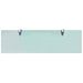 Rafturi suspendate, 2 buc., 70 x 20 cm, sticlă, 8 mm - WALTI WALTI