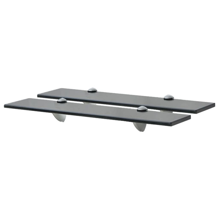 Rafturi suspendate, 2 buc., 50 x 20 cm, sticlă, 8 mm - WALTI WALTI