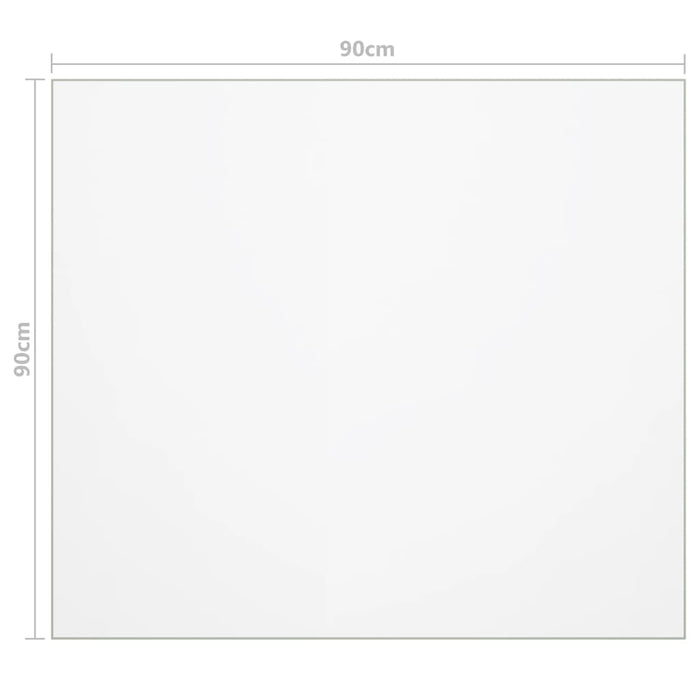 Folie de protecție masă, transparent, 90 x 90 cm, PVC, 1,6 mm - WALTI WALTI
