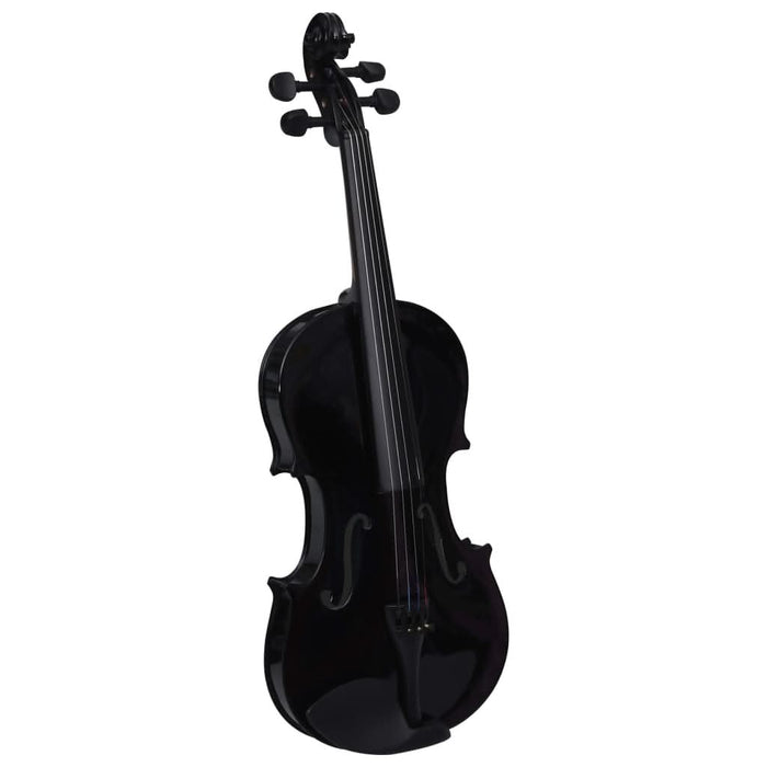 Set complet vioară cu arcuș și suport bărbie, negru 4/4 - WALTI WALTI