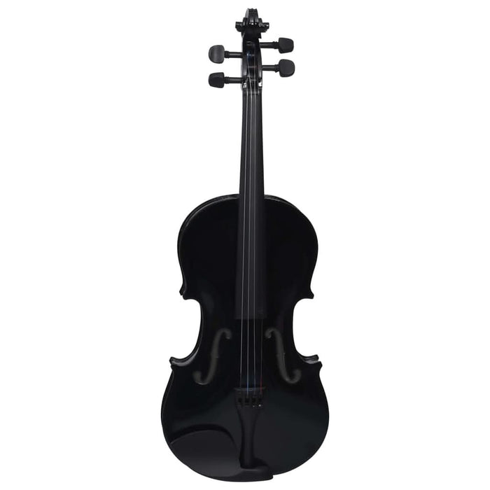 Set complet vioară cu arcuș și suport bărbie, negru 4/4 - WALTI WALTI