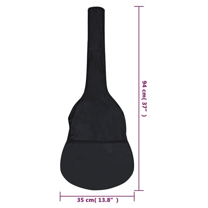 Husă de chitară clasică 1/2, negru, 94x35 cm, material textil - WALTI WALTI
